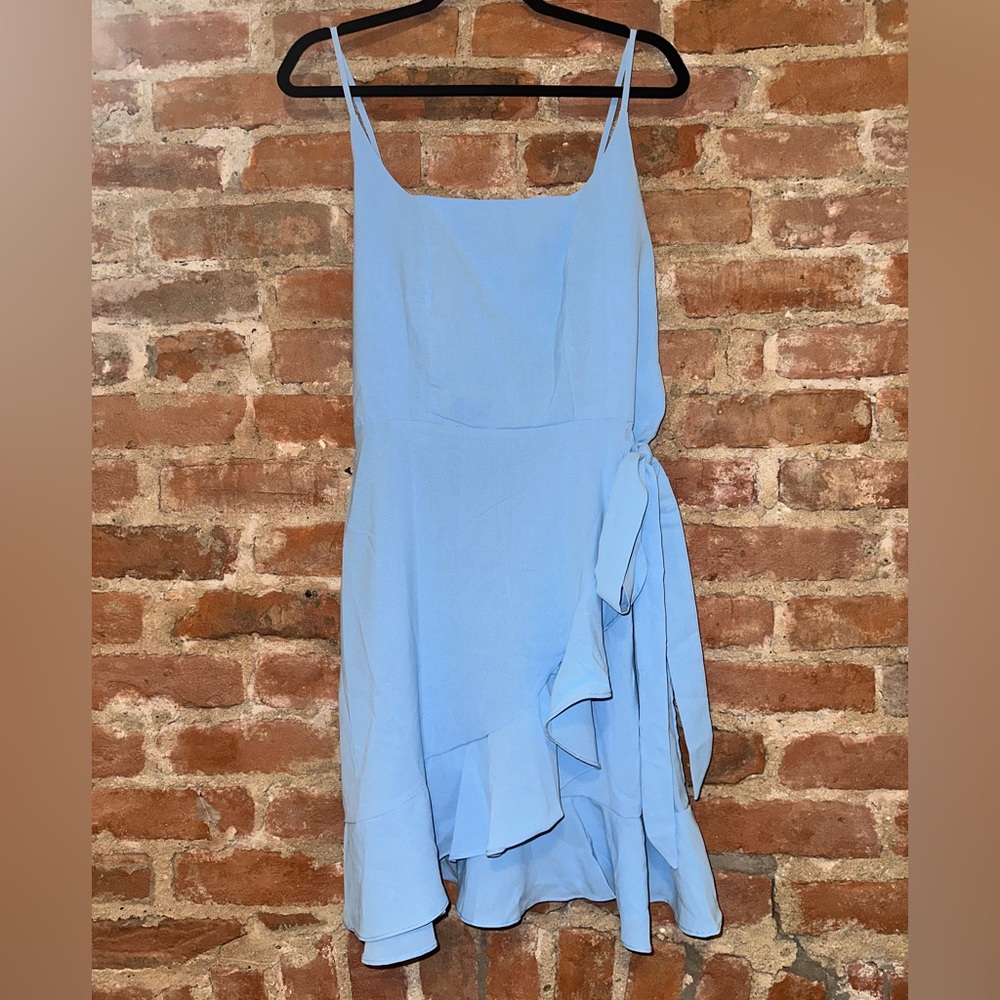 Relipop thin strap dress, baby blue, US size extra large.